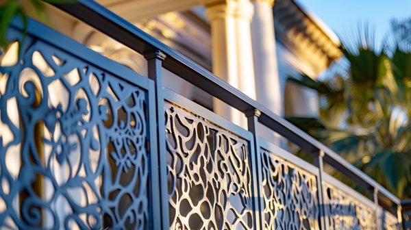 La fabrication rampe balcon escalier sur mesure en aluminium