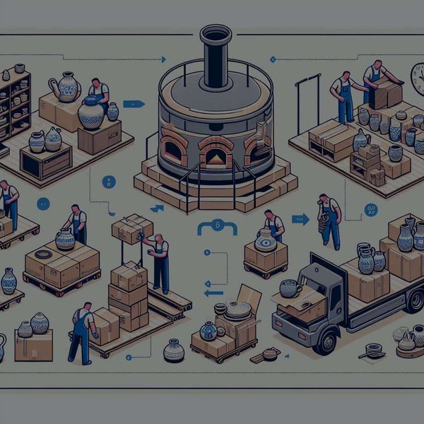 Quelles sont les étapes à suivre pour déménager un atelier de poterie avec four céramique ?