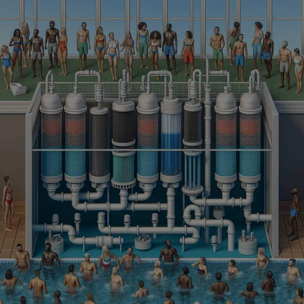 Quelles sont les caractéristiques clés d'un bon système de filtration pour piscines à forte fréquentation ?