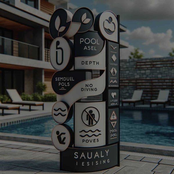 Comment réaliser une signalétique élégante et fonctionnelle autour de votre piscine pour la sécurité ?